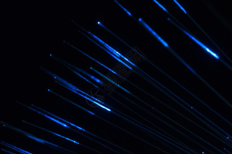 光纤电缆维互联网技术蓝色图片
