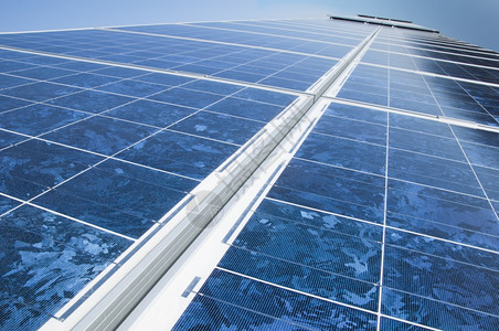 太阳能安装太阳能光电池板背景
