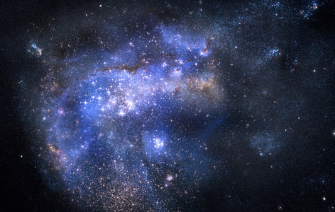 深太空中的星云气体云深空明亮星云气体云图片