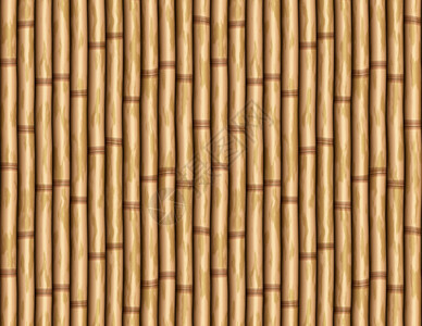 竹杆作为墙壁或窗帘的巨形竹杆墙图片