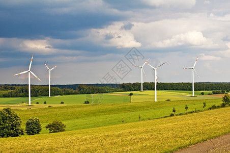 德国的风轮风能图片