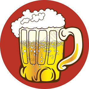 啤酒杯插图图片