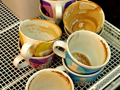 用过的咖啡杯咖啡杯图片