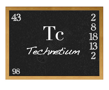带周期表的孤立黑板技术级图片