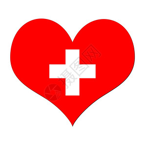 红十字艺术字背景