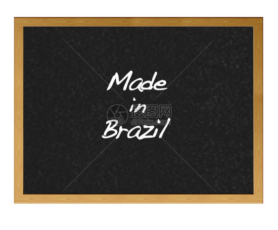 Brazil制造的黑板图片