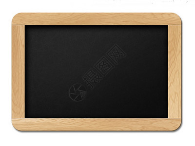 空白的木制黑板背景图片