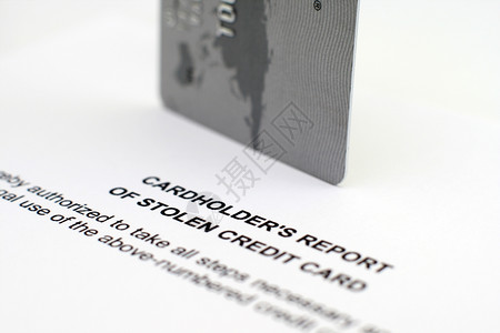 遗失信用卡报告背景图片