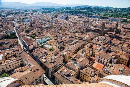 佛罗伦萨Italy从修道会顶端的全景图片