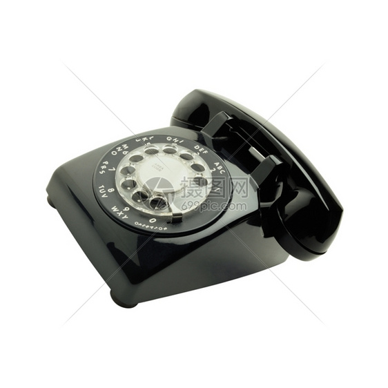 旧黑电话图片