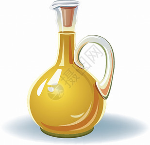橄榄油瓶背景图片