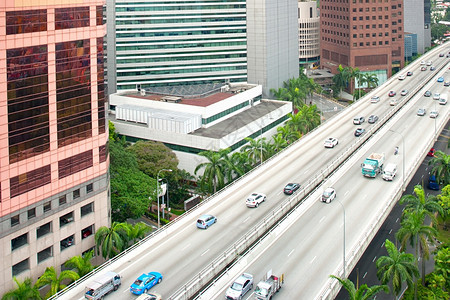 在沙纳波尔的高速公路空中观察图片