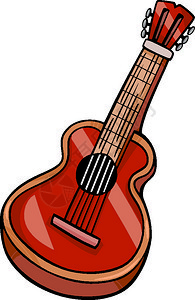 音响吉他乐器剪辑艺术漫画插图图片
