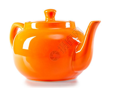 白底茶壶橙图片