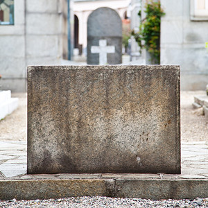 具有复制空间的意大利墓园碑图片