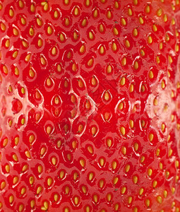 新鲜草莓的细表面拍摄图片