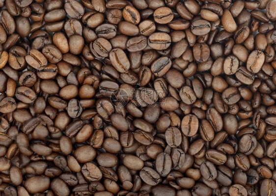 香味烤棕色咖啡豆背景图片