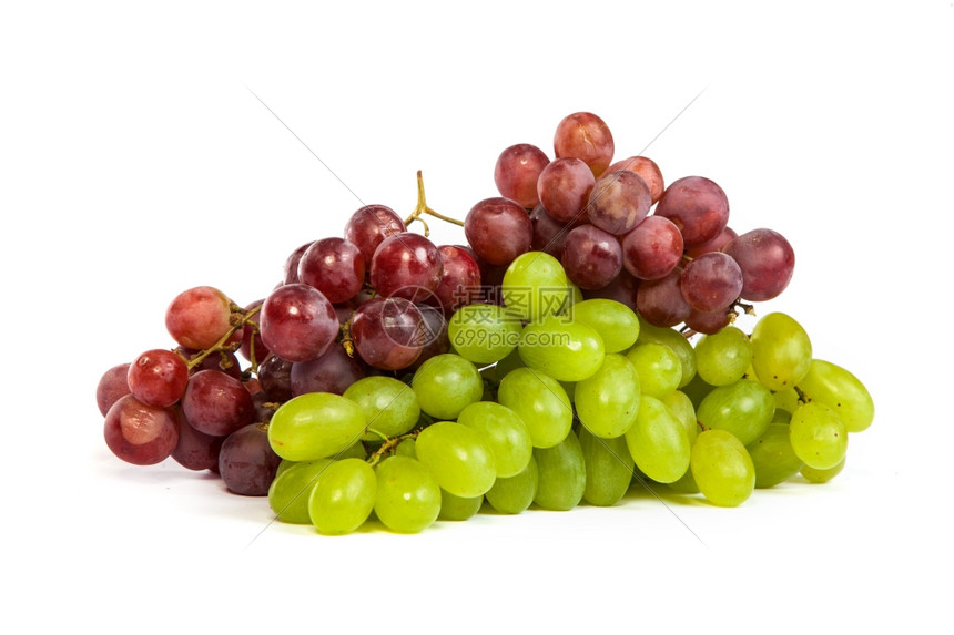 白葡萄和红提子图片
