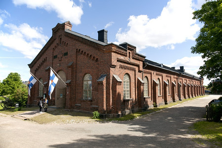 Helsink附近堡垒岛suomenlia岛的战争博物馆图片