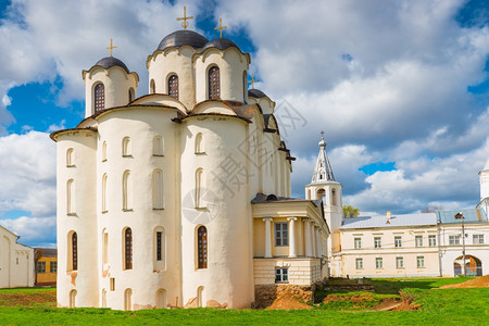 在Velikynovgrd的硝化甘油大教堂Rusia图片