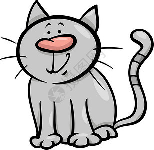 有趣的猫宠物人漫画插图图片