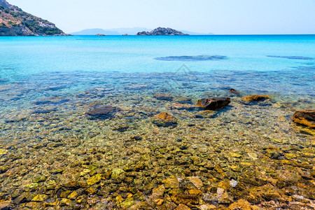 爱琴海水晶的清背景图片