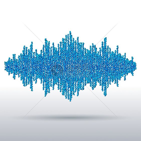 抽象波形电子音乐图片