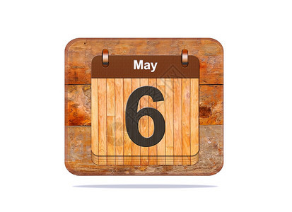 日历与5月6的期图片