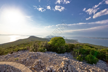 FronPasm岛顶峰达马提亚岛croati岛图片