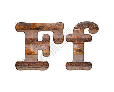 木制金属和生锈用f字表示图片