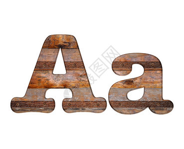 用木制金属和生锈的字母来说明图片