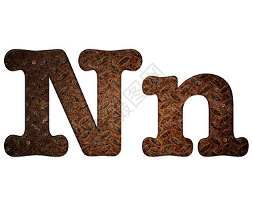生锈金属用n字母表示图片