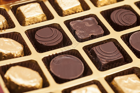 巧克力糖果框背景图片