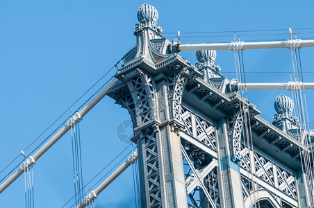 曼哈顿桥和天线图片