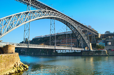 Domdluis桥也称为Port的eifl桥Portugal图片