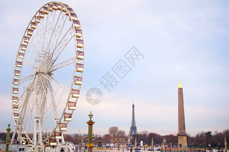 巴黎优美的风景图图片