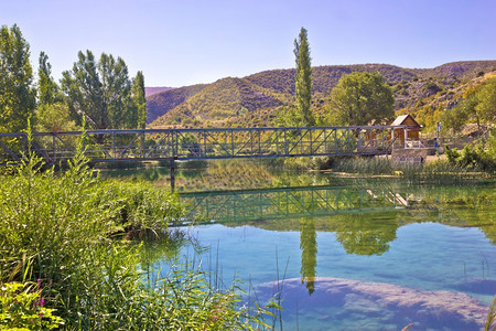 Damtin内陆croati的绿色zrmnj河自然美丽图片