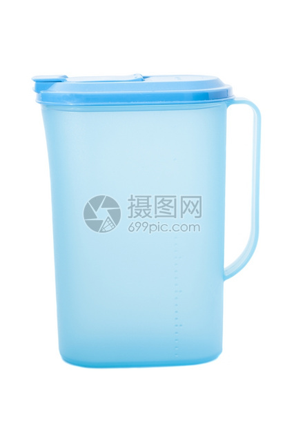 白色隔离食物塑料容器图片