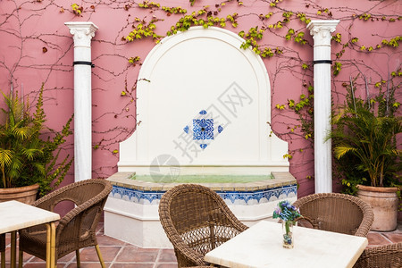 科尔多瓦安达卢西亚地区班牙一个旧的院子内图片