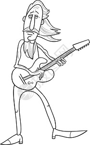 摇滚坚硬插画