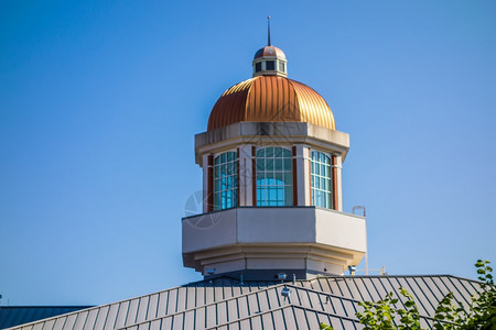 现代的大学校园和历史性的建筑背景图片