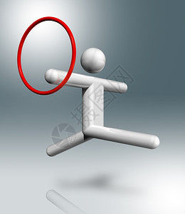 三维体操节奏符号奥林匹克游戏图片