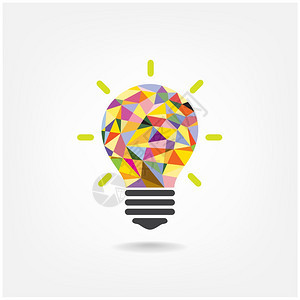 创意灯泡创造力概念图片