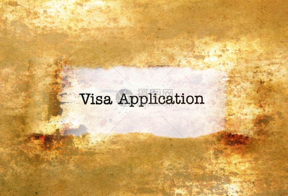 难民背景签证申请文本图片