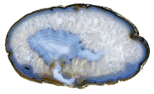 具有同心层的蓝色海门大地测量学图片