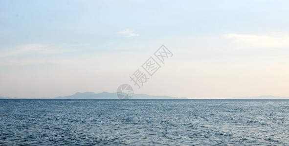 蓝海的美日落图片