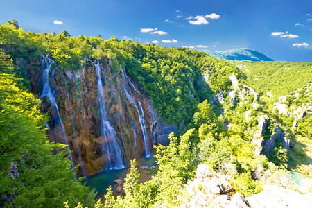 Croati最大的瀑布图片