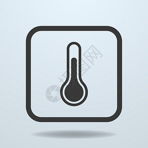 温度计符号矢量图示图片