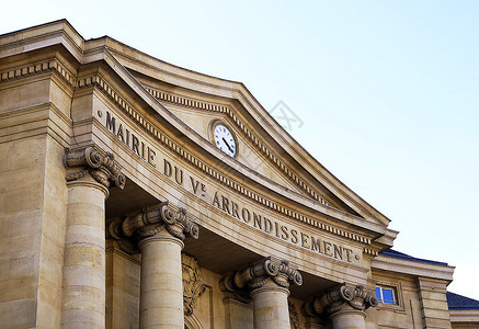 巴黎第五区市政厅法郎图片