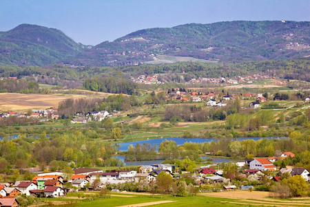 北croati北部Zgorje绿山图片